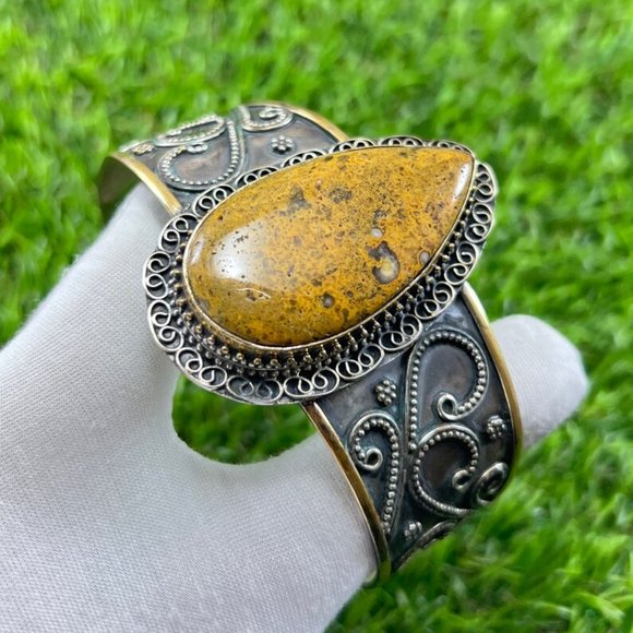 Jasper Cuff Bracelet - Picture 3 of 5